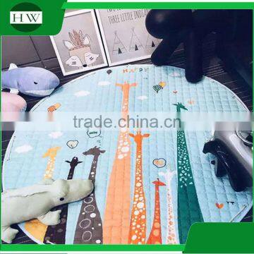 Promotional Gift Portable Baby Kids Children Cotton Gym Play Mat Soft Cotton Toys Storage Bag photo-2