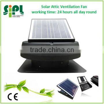 Solar Air Cooler Rechargeable Fan Industrial Roof Inbuilt Solar Panel Powered Solar Power Roof Fan photo-2