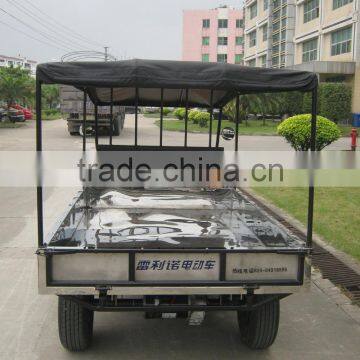 Modern Design 4 Wheel 2 Seater Electric Cargo Truck Battery Powered Utility Vehicle photo-5