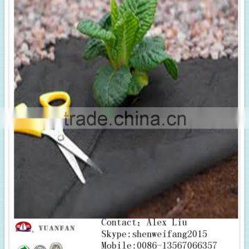 30gsm 50gsm 80gsm 100gsm Black Small Roll Non Woven Used for Gardening Weed Mat photo-6