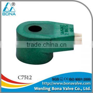 BONA Central Hole 9.7mm Size 43 28 23mm Green Plastic Solenoids Coils