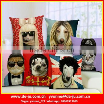 Cartoon Animal Star Custom Cushion Cover