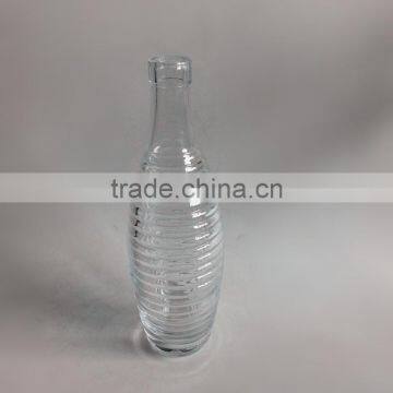 Wholesale Striated Glass Bottle for Beverage or Flower/Glass Vase/glassware photo-3
