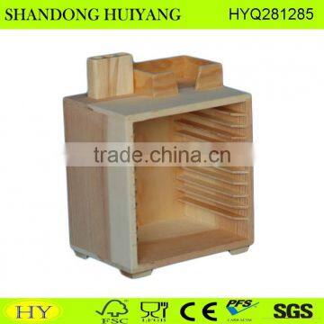 custom FSC wood dvd holder wholesale