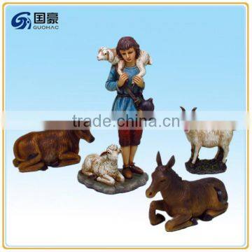 Wholesale Cheap Indoor Decorative Polyresin Religious Nativity Sets Crafts Figurine photo-2