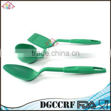 NBRSC High Heat Resistant Nylon Utensil Set of 3 Kitchen Cooking Tools Ladle Slotted Turner Spoon photo-3
