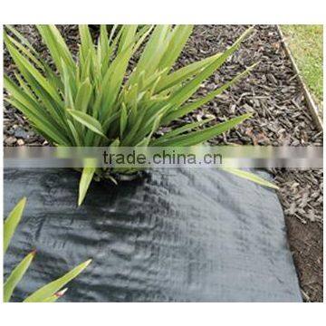 pp Woven Weed Control Black Plastic Mulch Ground Cover photo-5