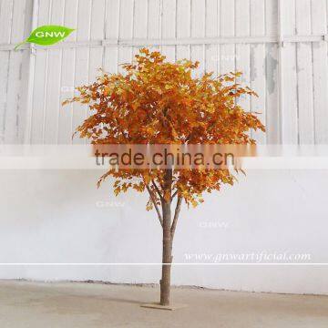 GNW BTR161031-002 Hot selling mini artificial orange maple tree for garden decoration