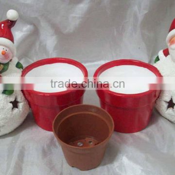 ceramic train flower pot 1062