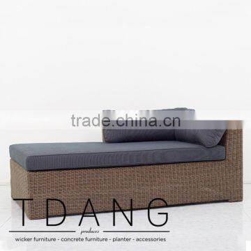 Paula Wicker Conversation Bench - Vietnam Poly Rattan Furniture - Outdoor Wicker Furniture