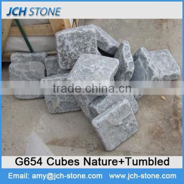 G654 cubes nature+tumbled exterior wall cladding tiles