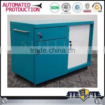 Moder Office Mobile Furniture Metal Steel Tambour Caddies Filing Cabinet photo-2