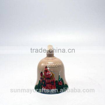 Wholesale Custom High Quality Moscow Souvenir Ceramic Bell for Sale photo-2