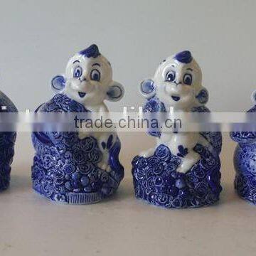 Ceramic Monkey Figurine for Decoration photo-3