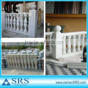 Granite and marble stone balustrade