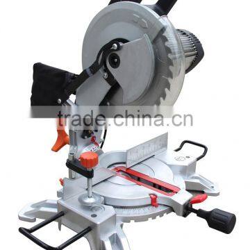 Low Noise 255mm Silent Induction Motor Electric Aluminum Wood Cutting Machine Tools Circular Power King Miter Saw