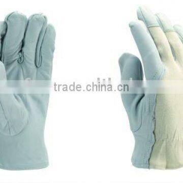 Yellow Cow Grain Leather Driver glove