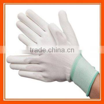 White PU Palm Coated Gloves