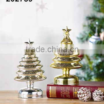 Chrsitmas Decor Mercury Glass LED Christmas Tree Light