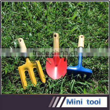 High quality child garden tool set shovel fork and rake