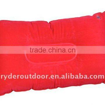 Red PVC Flocking Pillow