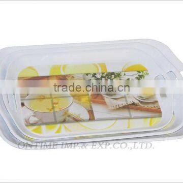 Item No.: HWD1070 3pcs Plastic Tray Set