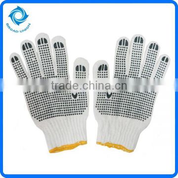 Cheap PVC Dotted Industrial Cotton Gloves