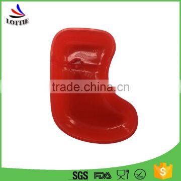 2016 Hot Sell Christmas Gift Sock Shaped Silicone Cake Mold photo-4