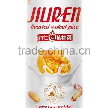 Guangzhou fair fruit juice plant for sale jiuren roasted walnut juice sport almond drink