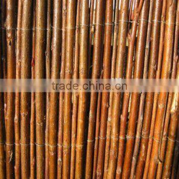 Natural Dark Brown Willow Fence photo-3