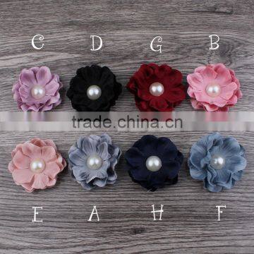 Small Fabric Flower Clip for Kids Hair Accessories photo-6