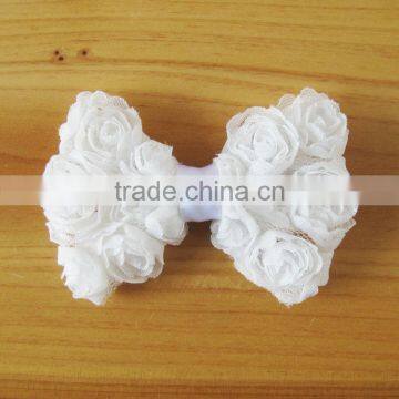 Shabby Bow Flower Clip for Kids Hair Accessories photo-4
