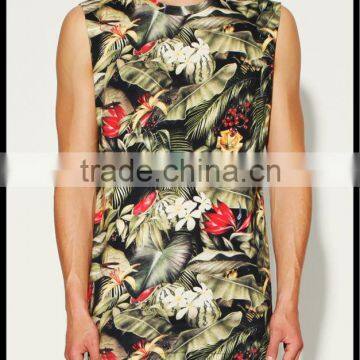 100% Cotton All Over Printed Tank Top