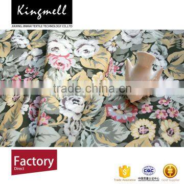Digital Printing Customized No MOQ Elegant Floral Printed Fabric photo-3