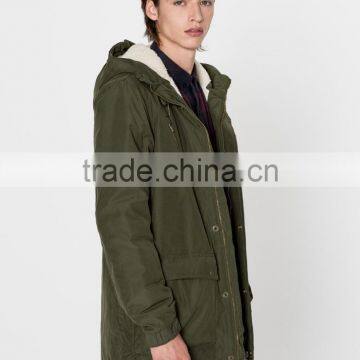 Custom Warm Fur-collar Jacket Winter Coat Wholesale Men Parka Jackets photo-2