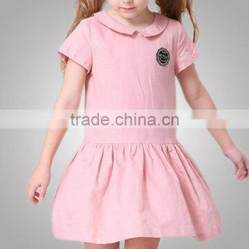 Stretchable Peter Pan Collar Luxury Baby Cloth Dress Reliable Supplier photo-2