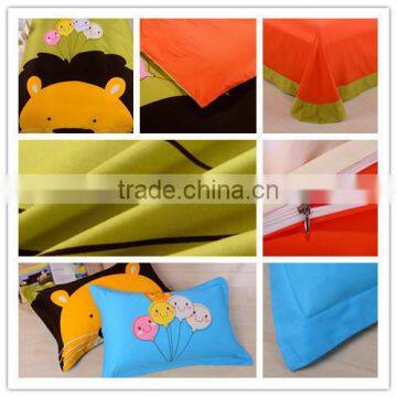 Best Selling Baby Cartoon Printed Fabric Bedding Sets/4 Pieces photo-2