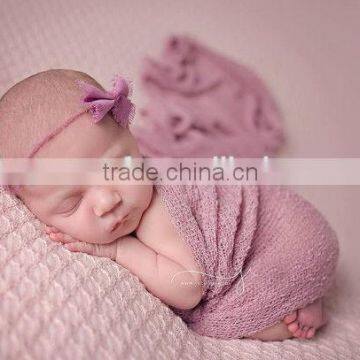 Wholesale Stretch Knit Wraps, Newborn Baby Layer Photography Prop photo-3