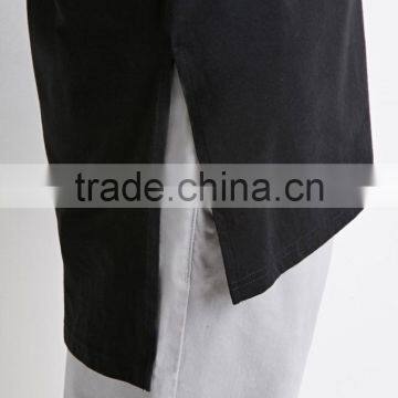 Stylish Black Loose Blank Wholesale Singlets photo-2