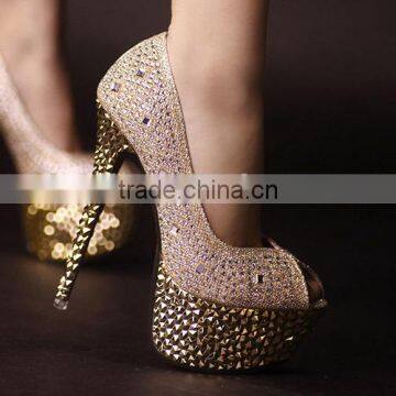 2014 lady shoe high heel shoe