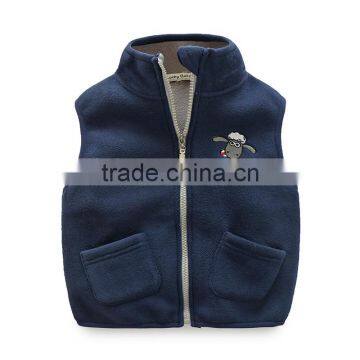 Popular Pretty Kid's Polar Fleece Zipper Vest photo-4