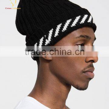 Free Knitted Custom Beanie Hat Pattern Men Knitted Beanie Cap