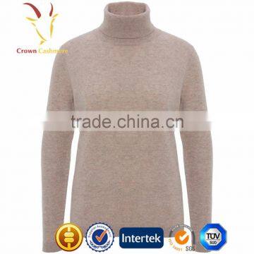 Women Winter Turtle Neck Long Sleeve Pullover Sweater photo-5