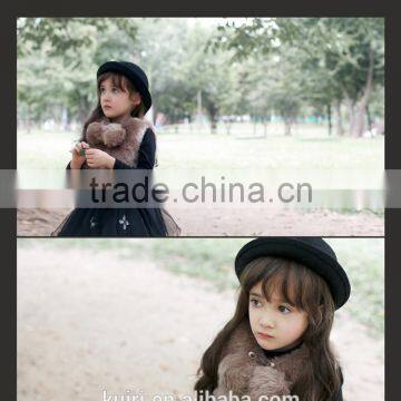 Girls Faux Fur Vest European Style Kids Fashion Waistcoat 2-10 Years Winter Warm Jacket Children Soft Outwear New Arrival photo-5