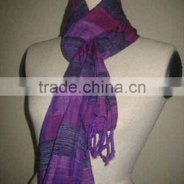 Raw Silk Scarf