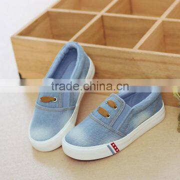 S60275B 2017 High-top washed canvas casual skate kids shoes for kids