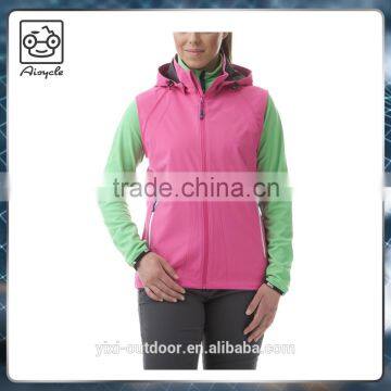 Fashionable Womens Winter Vest With Hood Waterproof Sleeveless Jacket photo-4