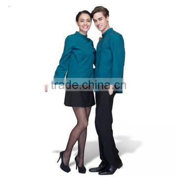 OEM Wholesales China Uniform Factory Modern Restaurant Hotel Staff Uniform