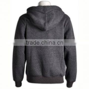 Wholesale Knitted Baseball Crop Hoodies Cheap Hoodie Fleece Sweatshirt photo-5