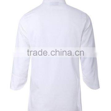 Plain Dyed Garment Chefs Uniform Restaurant Unifrom Fabric for Wholesale photo-2